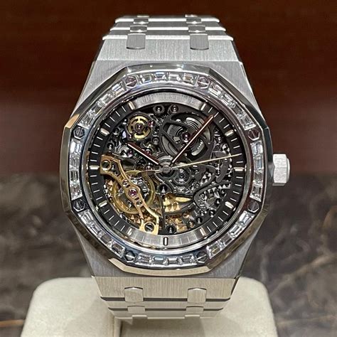 baguette audemars piguet skeleton